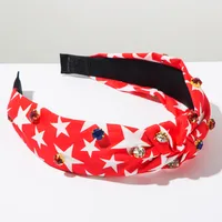 Women's Modern Style Pentagram American Flag Cloth Hair Band main image 10