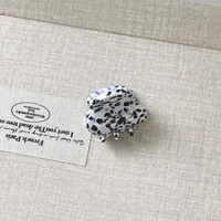 Retro Leopard Spotted Pattern Mini Hair Clip sku image 3