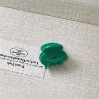 Retro Leopard Spotted Pattern Mini Hair Clip sku image 1
