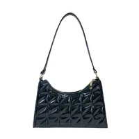 Women's Pu Leather Solid Color Elegant Square Zipper Underarm Bag main image 6