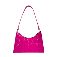 Women's Pu Leather Solid Color Elegant Square Zipper Underarm Bag sku image 3