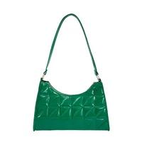 Women's Pu Leather Solid Color Elegant Square Zipper Underarm Bag sku image 5