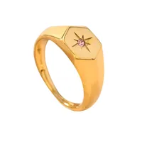 Vacation Classic Style Solid Color 304 Stainless Steel Inlay Rhinestones Women's Rings main image 5