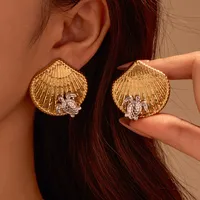 1 Pair Vacation Classic Style Solid Color 304 Stainless Steel Ear Studs main image 2