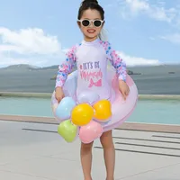 Cute Bow Knot PVC Swim Ring Swimming Accessories 1 Piece main image 3