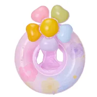 Cute Bow Knot PVC Swim Ring Swimming Accessories 1 Piece sku image 1