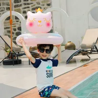 Cute Cartoon PVC Swim Ring Swimming Accessories 1 Piece main image 4