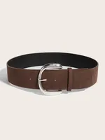Vintage Style Simple Style Solid Color Cloth Woolen Unisex Chain Belts sku image 1