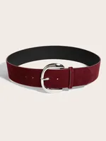 Vintage Style Simple Style Solid Color Cloth Woolen Unisex Chain Belts sku image 2