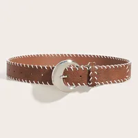 Simple Style Streetwear Geometric Pu Leather Plating Women's main image 2