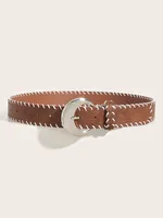 Simple Style Streetwear Geometric Pu Leather Plating Women's sku image 2
