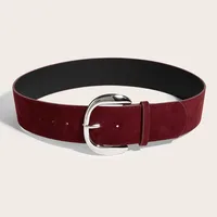 Vintage Style Simple Style Solid Color Cloth Woolen Unisex Chain Belts main image 5