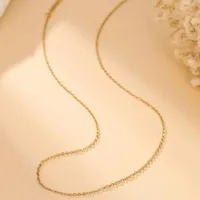 Vintage Style Simple Style Cross 304 Stainless Steel Women's Necklace sku image 2