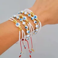 IG Style Vacation Eye Copper Polishing Plating 18K Gold Plated Women's Bracelets main image 1