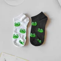 Unisex Cartoon Style Cute Frog Polyester Ankle Socks A Pair sku image 2