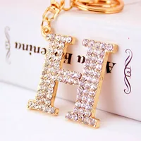Glam Letter Alloy Unisex Lobster Trigger Clasp Closure Keychain main image 3