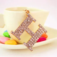 Glam Letter Alloy Unisex Lobster Trigger Clasp Closure Keychain main image 1