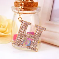 Glam Letter Alloy Unisex Lobster Trigger Clasp Closure Keychain main image 2