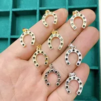 IG Style Simple Style Cross Apple Mushroom Copper Polishing Inlay Zircon 18K Gold Plated White Gold Plated DIY Jewelry Accessories main image 6