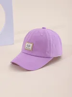 Children Unisex Casual Cute Solid Color Baseball Cap main image 4