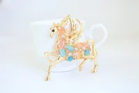 Elegant Glam Animal Horse Alloy Unisex Lobster Trigger Clasp Closure Keychain main image 4