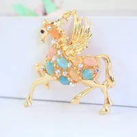 Elegant Glam Animal Horse Alloy Unisex Lobster Trigger Clasp Closure Keychain sku image 1