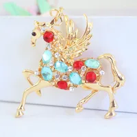 Elegant Glam Animal Horse Alloy Unisex Lobster Trigger Clasp Closure Keychain sku image 2
