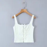 Women's Cardigan Tank Tops Casual Elegant Streetwear Solid Color main image 2