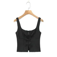 Women's Cardigan Tank Tops Casual Elegant Streetwear Solid Color main image 5