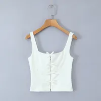 Women's Cardigan Tank Tops Casual Elegant Streetwear Solid Color sku image 4