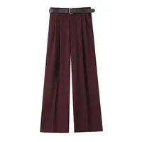Women's Holiday Daily Selfie Casual Simple Style Streetwear Solid Color Full Length Casual Pants sku image 3