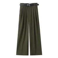 Women's Holiday Daily Selfie Casual Simple Style Streetwear Solid Color Full Length Casual Pants sku image 8