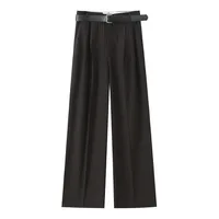 Women's Holiday Daily Selfie Casual Simple Style Streetwear Solid Color Full Length Casual Pants sku image 12