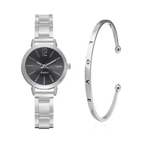 Modern Style Heart Shape Butterfly Buckle Quartz sku image 2
