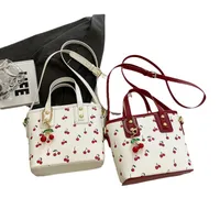Women's Pu Leather Fruit Cute Streetwear Bucket Zipper Bucket Bag main image 5