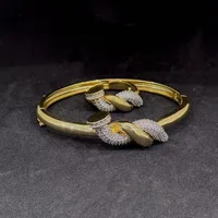 Casual Modern Style Simple Style Nail Copper Polishing Mixed Metal Inlay Zircon 18K Gold Plated White Gold Plated Women's Rings Bangle main image 1