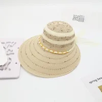 Women's Vacation Simple Style Solid Color Big Eaves Straw Hat sku image 94