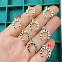 IG Style Simple Style Cross Apple Mushroom Copper Polishing Inlay Zircon 18K Gold Plated White Gold Plated DIY Jewelry Accessories sku image 8