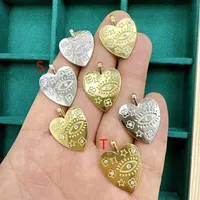 IG Style Simple Style Cross Apple Mushroom Copper Polishing Inlay Zircon 18K Gold Plated White Gold Plated DIY Jewelry Accessories sku image 13