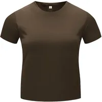 Women's Short-Sleeved T-shirt Custom Printed Logo Women's Korean-Style Casual Short Shipment Bottoming Shirt Women's Round Neck T-shirt Custom Picture Printing main image 1