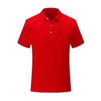 High-End Polo Shirt Printed Logo Business Men's And Women's Polo Collar Solid Color Combed Cotton T-shirt Printing Business Work Clothes Customization main image 2