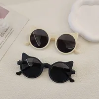 Sweet Simple Style Solid Color Resin Special-Shaped Mirror Full Frame Glasses main image 1