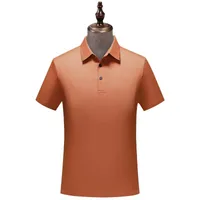 Antibacterial Ice Seamless High Quality T-shirt Business Work Clothes Group Clothes Business Work Clothes Lapel Polo Shirt Embroidery main image 1