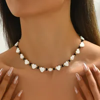 Vacation Classic Style Heart Shape Shell Women's Necklace main image 1
