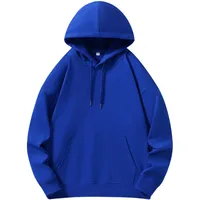 Cotton 330G Terry Hooded Sweater Customization Heavy Fashion Brand Drop Shoulder Hooded Overalls Pullover Hoodie Printed Logo main image 1