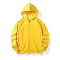 Parent-Child Terry Cardigan Printing Student Class Clothes Coat Cultural Shirt Children's Hoodie Zipper Sweater Customization Printed Logo main image 1