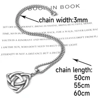 Hip-Hop Celtic Knot Titanium Steel Men's Pendant Necklace main image 2