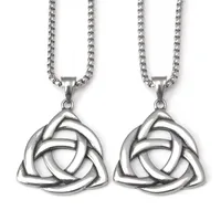Hip-Hop Celtic Knot Titanium Steel Men's Pendant Necklace main image 3