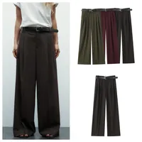 Women's Holiday Daily Selfie Casual Simple Style Streetwear Solid Color Full Length Casual Pants main image 1