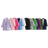 Women's Elegant Solid Color Zipper Coat main image 2